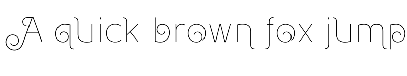 Preview of FONTSPRING DEMO - Solomon Thin Deco Regular font