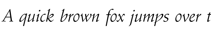 Preview of FONTSPRING DEMO - Sondrio Italic font