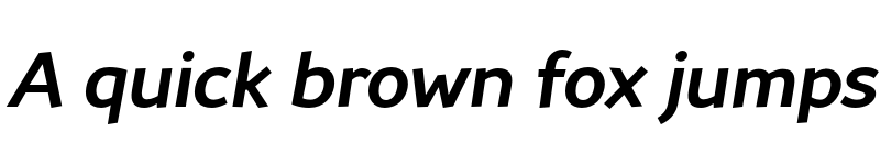 Preview of FONTSPRING DEMO - Souses Bold Italic font