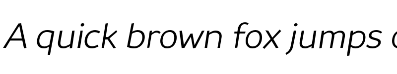 Preview of FONTSPRING DEMO - Souses Italic font