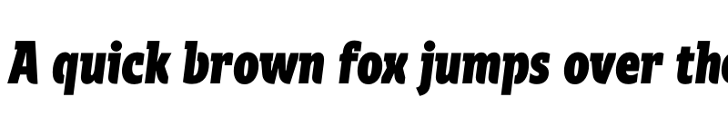 Preview of FONTSPRING DEMO - Spartacus Black Italic font