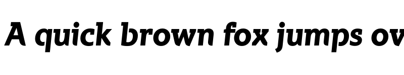 Preview of FONTSPRING DEMO - Spartacus Bold Italic font