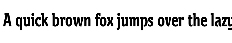 Preview of FONTSPRING DEMO - Spartacus Cond Bold font