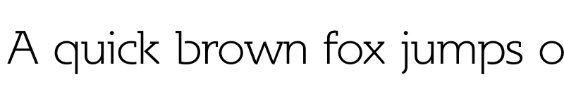 Preview of FONTSPRING DEMO - Spartacus Light Regular font