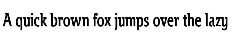 Preview of FONTSPRING DEMO - Spartacus Med Cond Regular font