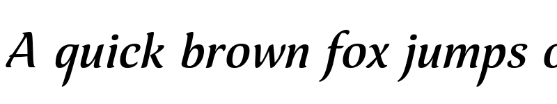 Preview of FONTSPRING DEMO - Spirea Bold Italic font