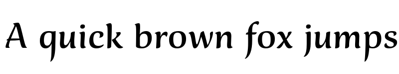 Preview of FONTSPRING DEMO - Spirea Bold Regular font