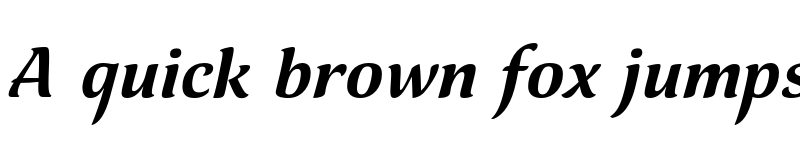Preview of FONTSPRING DEMO - Spirea Extra Bold Italic font
