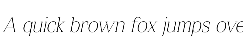 Preview of FONTSPRING DEMO - Spitzkant Head Thin Oblique Regular font