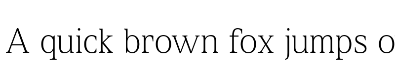 Preview of FONTSPRING DEMO - Spitzkant Text Thin Regular font