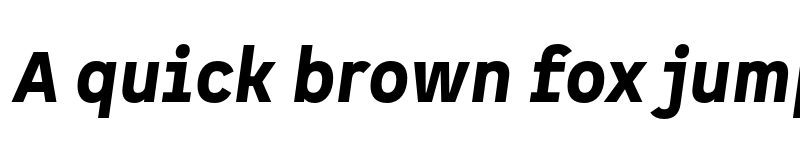 Preview of FONTSPRING DEMO - Spock Pro Black It Regular font