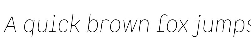 Preview of FONTSPRING DEMO - Spock Pro UltraLight It Regular font