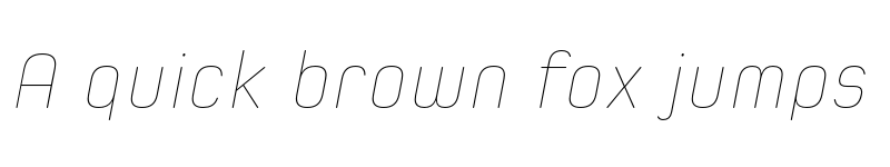 Preview of FONTSPRING DEMO - Spoon Hairline Italic Regular font
