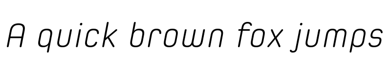 Preview of FONTSPRING DEMO - Spoon Light Italic Regular font