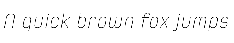 Preview of FONTSPRING DEMO - Spoon Ultra Light Italic Regular font