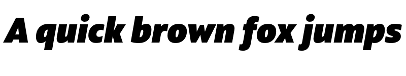Preview of FONTSPRING DEMO - Squad Black Italic font