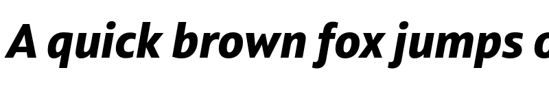 Preview of FONTSPRING DEMO - Squad ExtraBold Italic font