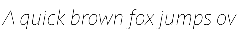 Preview of FONTSPRING DEMO - Squad ExtraLight Italic font
