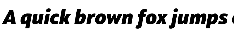 Preview of FONTSPRING DEMO - Squad Heavy Italic font