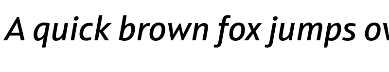 Preview of FONTSPRING DEMO - Squad SemiBold Italic font