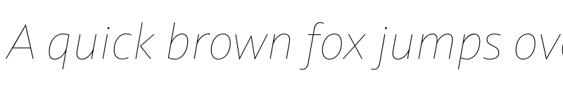 Preview of FONTSPRING DEMO - Squad Thin Italic font