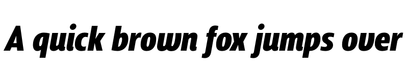 Preview of FONTSPRING DEMO - Squalo Bold Italic font