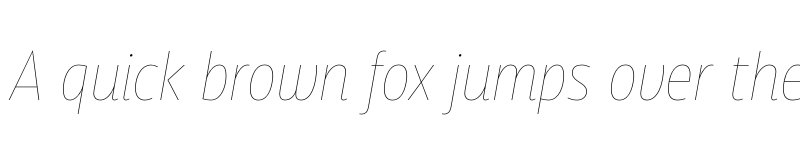 Preview of FONTSPRING DEMO - Squalo Hair Italic font