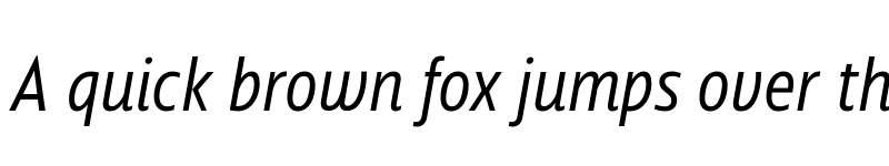 Preview of FONTSPRING DEMO - Squalo Italic font