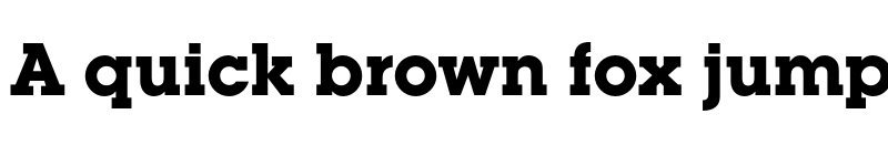 Preview of FONTSPRING DEMO - Square Serif Bold font