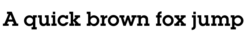 Preview of FONTSPRING DEMO - Square Serif Light Bold font