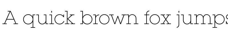 Preview of FONTSPRING DEMO - Square Serif Light Regular font