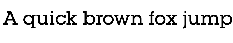 Preview of FONTSPRING DEMO - Square Serif Medium Regular font