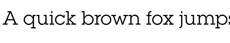 Preview of FONTSPRING DEMO - Square Serif Regular font