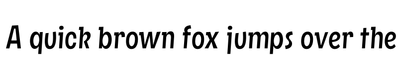 Preview of FONTSPRING DEMO - Squick Bold Regular font