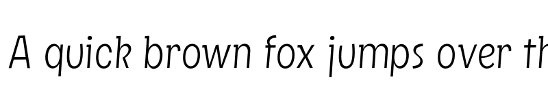 Preview of FONTSPRING DEMO - Squick Normal Regular font