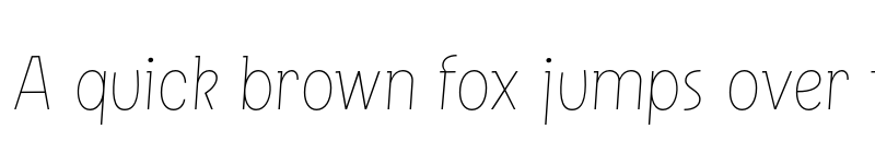 Preview of FONTSPRING DEMO - Squick Thin Regular font