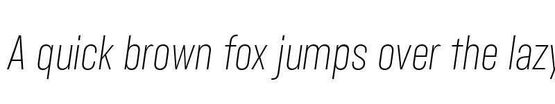 Preview of FONTSPRING DEMO - Stadtmitte Italic font