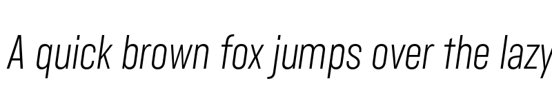 Preview of FONTSPRING DEMO - Stadtmitte Normal Italic font