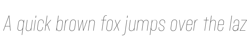 Preview of FONTSPRING DEMO - Stadtmitte UltraLight Italic font