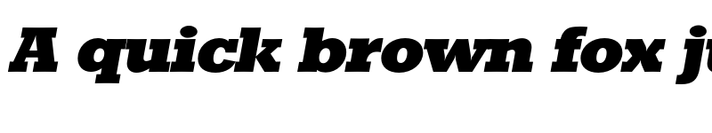 Preview of FONTSPRING DEMO - Stafford Serial Heavy Italic font