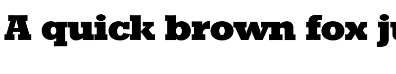 Preview of FONTSPRING DEMO - Stafford Serial Heavy Regular font