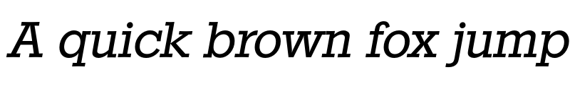 Preview of FONTSPRING DEMO - Stafford Serial Italic font