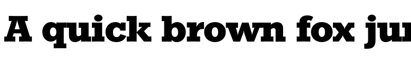 Preview of FONTSPRING DEMO - Stafford Serial Xbold Regular font