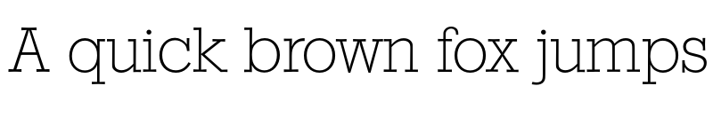 Preview of FONTSPRING DEMO - Stafford Serial Xlight Regular font