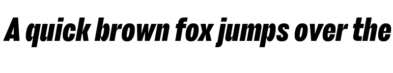 Preview of FONTSPRING DEMO - Stapel Condensed Bold Italic font