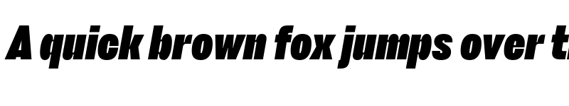 Preview of FONTSPRING DEMO - Stapel Condensed Extra Bold Italic font