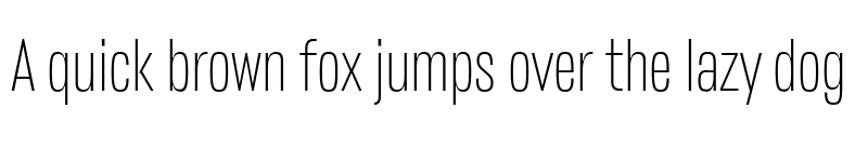 Preview of FONTSPRING DEMO - Stapel Condensed Extra Light Regular font