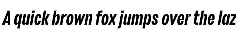 Preview of FONTSPRING DEMO - Stapel Condensed Medium Italic font