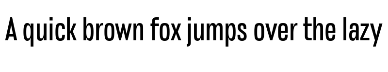 Preview of FONTSPRING DEMO - Stapel Condensed Regular font