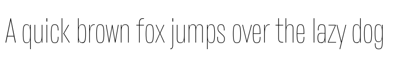 Preview of FONTSPRING DEMO - Stapel Condensed Thin Regular font